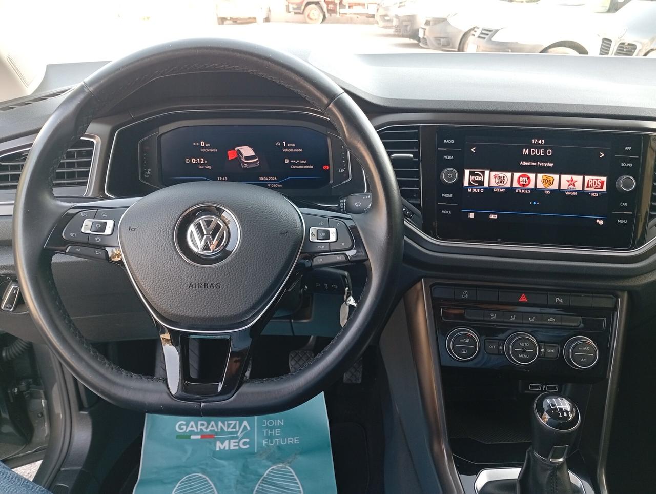 Volkswagen T-Roc 1.0 TSI 115 CV Advanced BlueMotion Technology