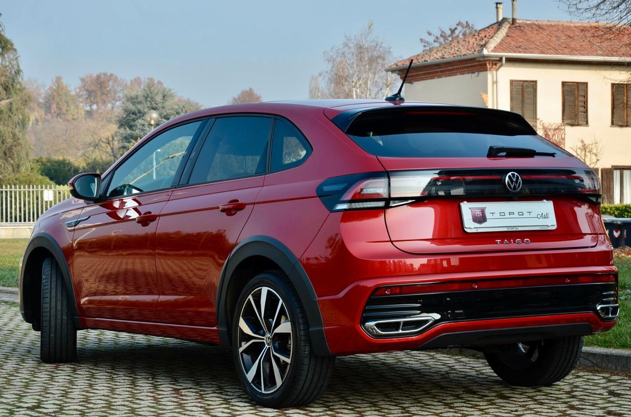 VOLKSWAGEN TAIGO 1.0 TSI R-LINE 110cv, UNICOPROPRIETARIO, SERVICE UFF VW, TETTO, APPLE ANDROID, 18", EURO 6D, PERMUTE