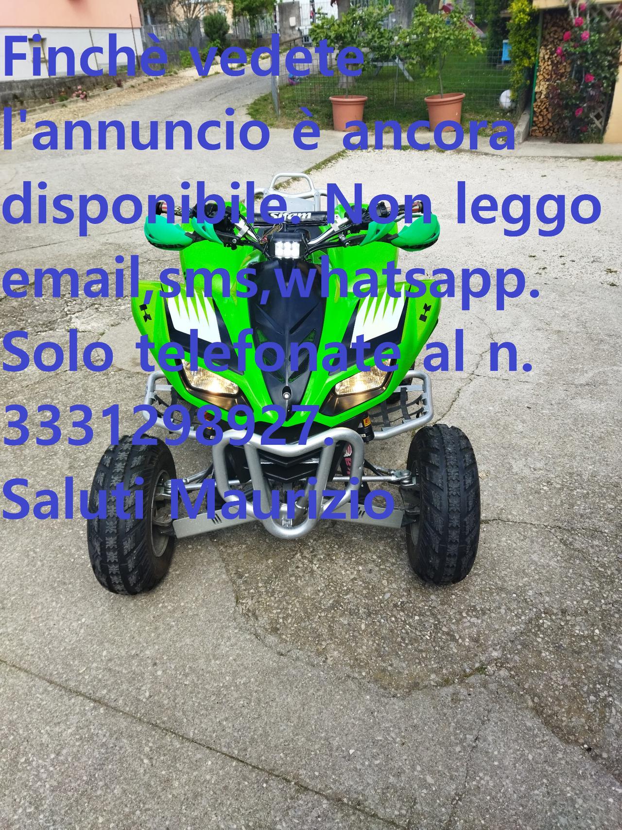 Kawasaki KFX 700 mezzo preparato leggi sotto