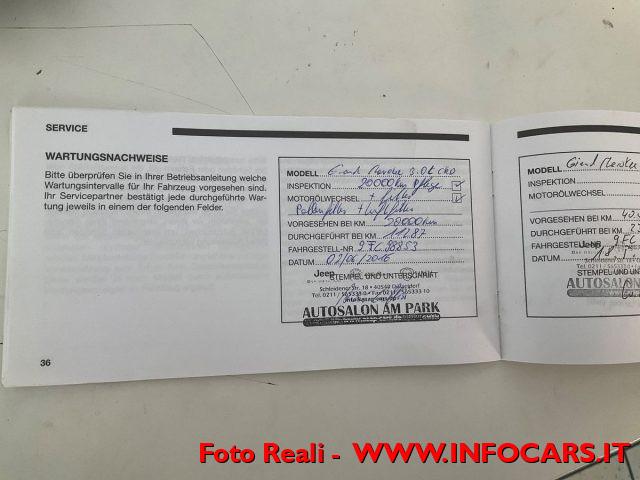 JEEP Grand Cherokee 3.0 V6 CRD 250 CV Multijet II Limited TAgliandato