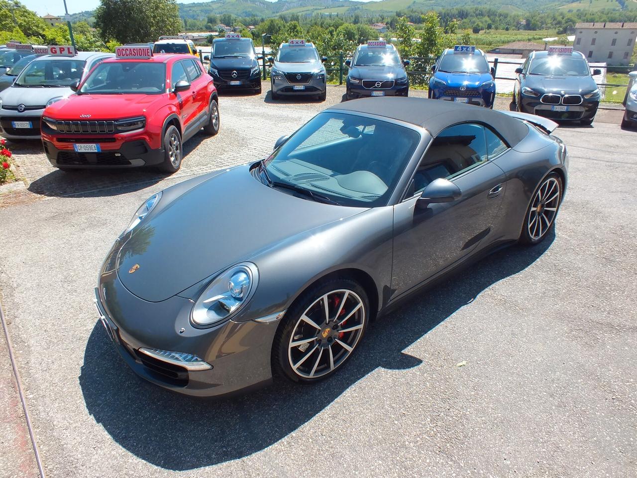 PORSCHE 991 CARRERA 3.8 4-S CABRIO MANUALE! -PORSCHE APPROVED