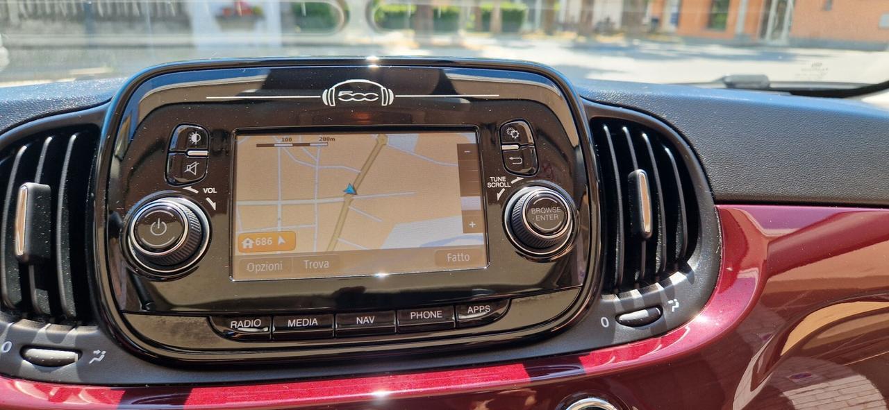 Fiat 500 1.2 Lounge TAGLIANDI / NAVI