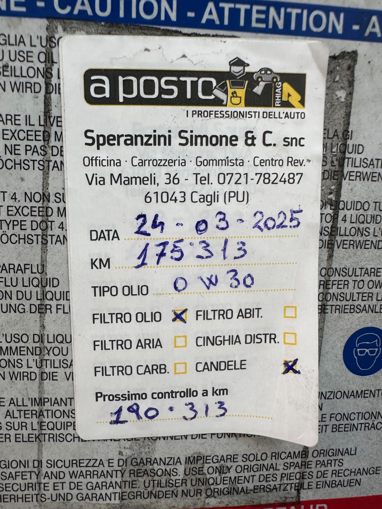 Lancia YPSILON 0.9 METANO ELEFANTINO 2015