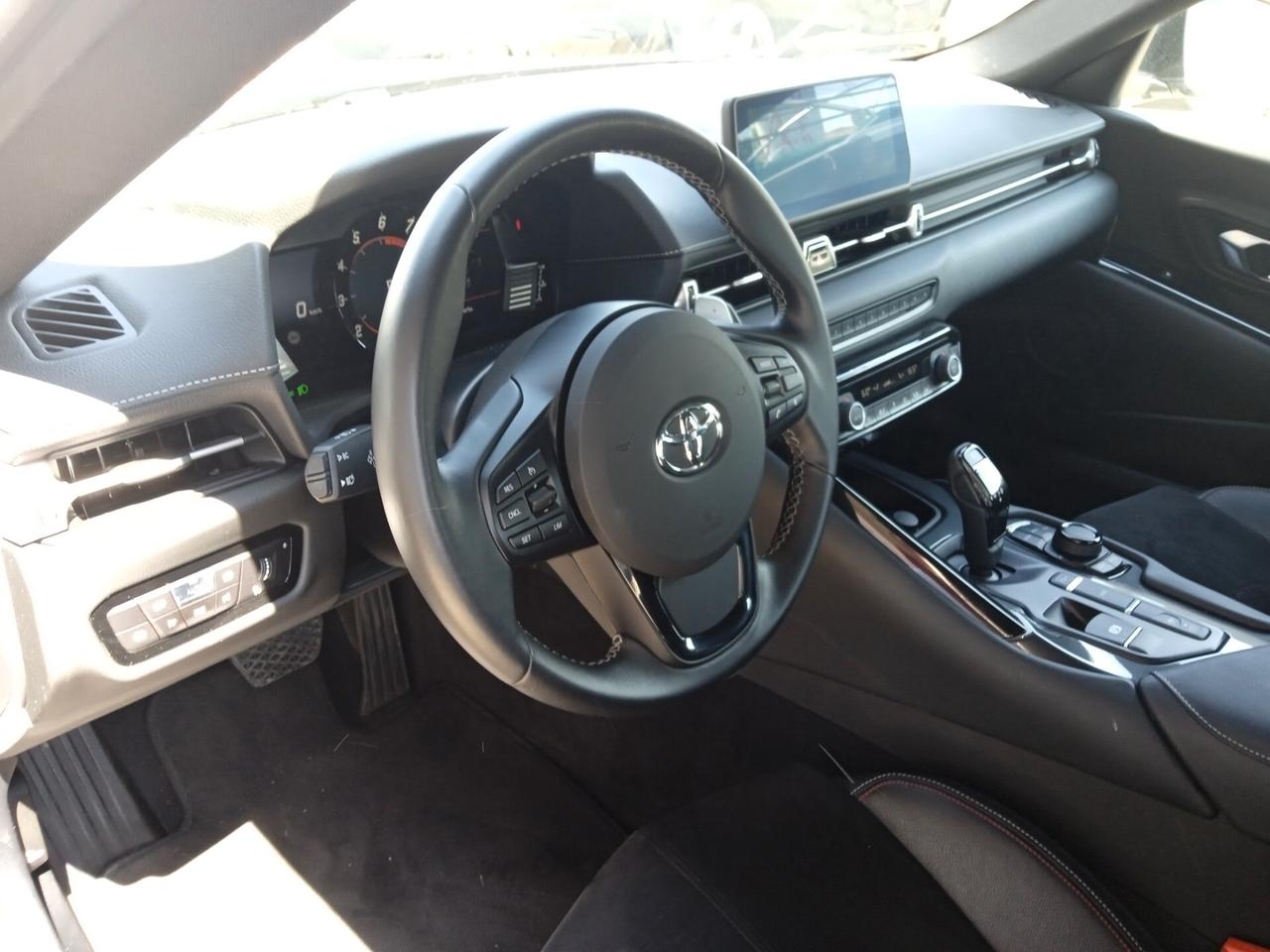 Toyota Supra SPEEDWAY ANDORID AUTO APPLE CAR PLAY CRUISE ADATTIVO 19" RETRO CAMERA SENS PARK PRONTA CONSEGNA