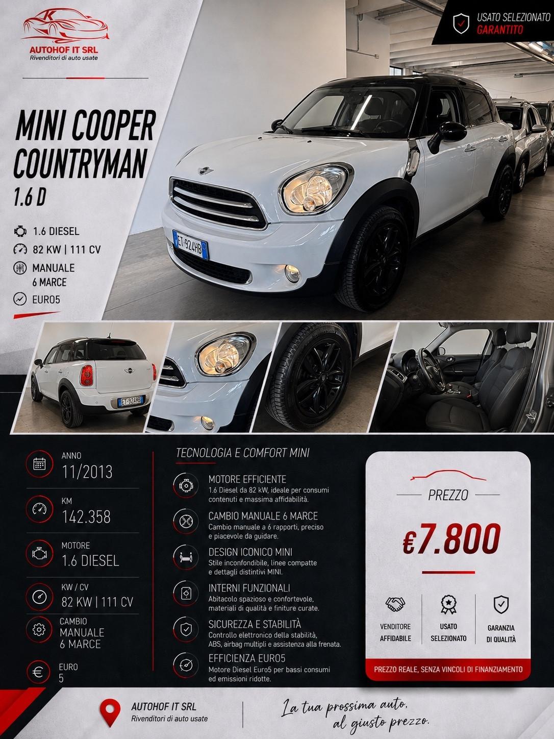 Mini Cooper D Countryman 1.6