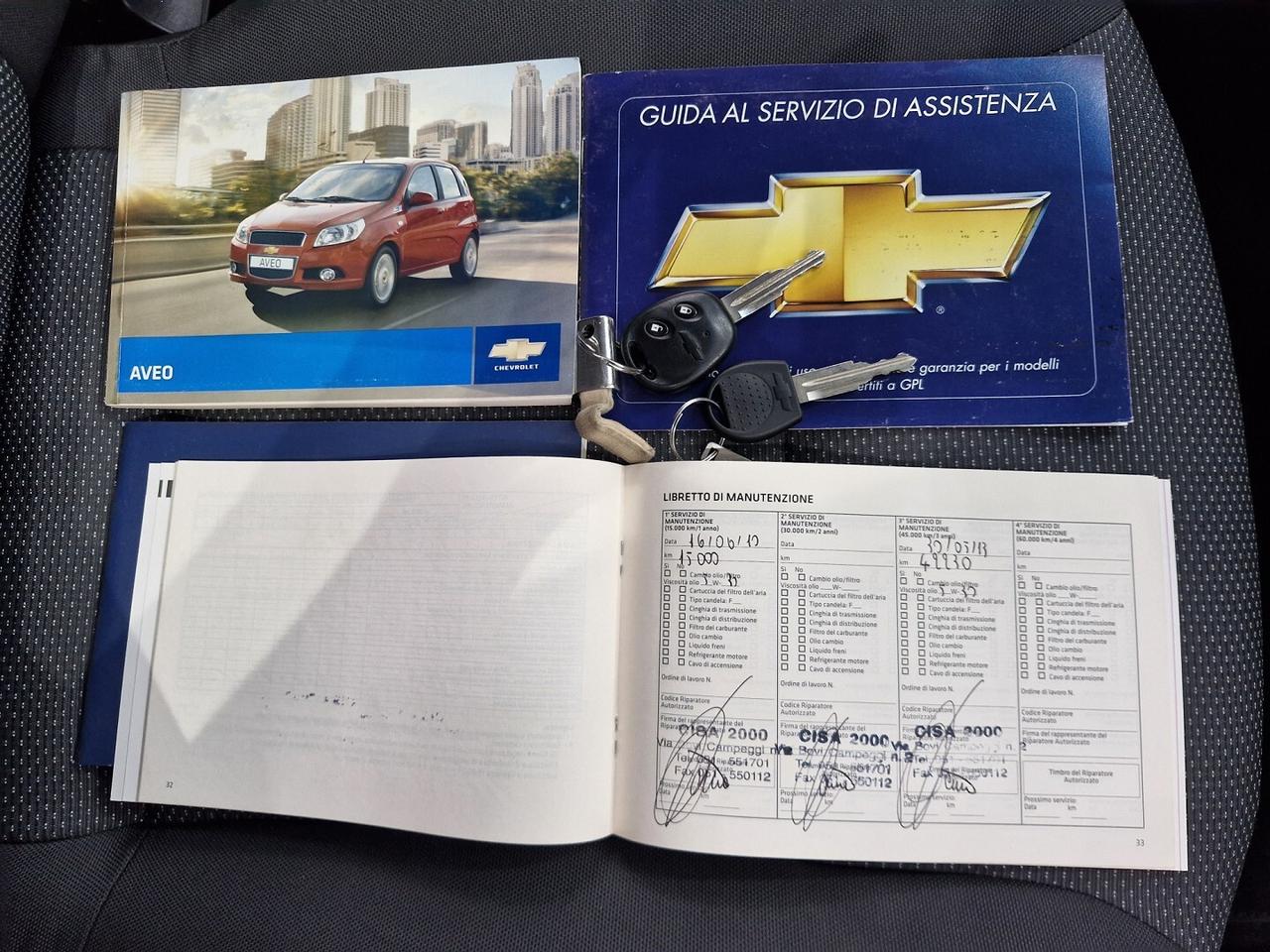 CHEVROLET AVEO 1.2 GPL LT ECO LOGIC 90000KM