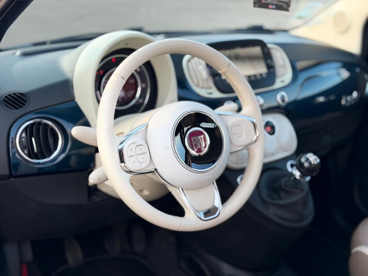 Fiat 500 Cabrio 1.2 69cv Lounge Clima*Pelle*Full