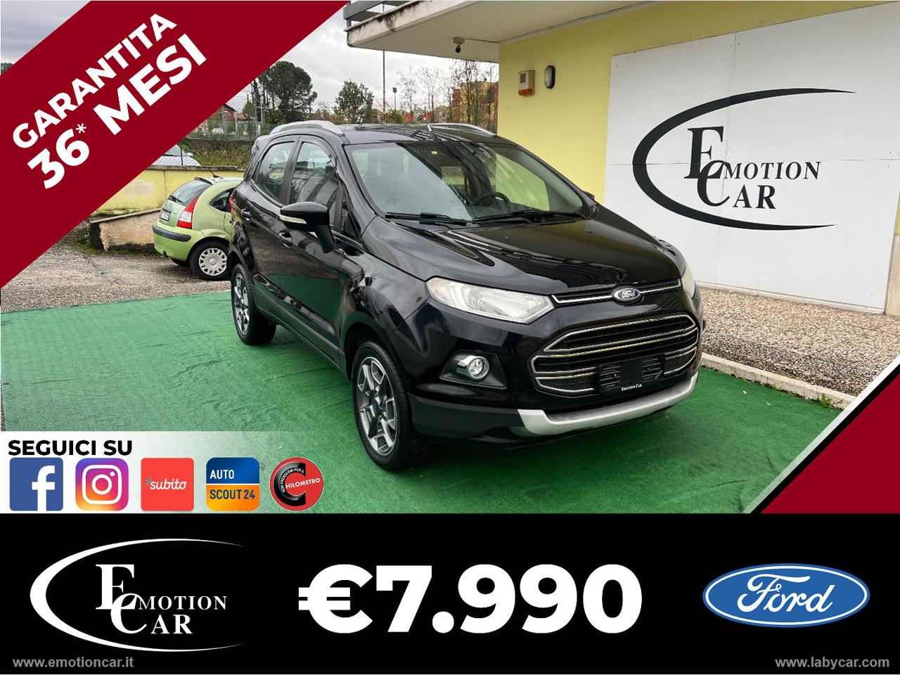 FORD EcoSport 1.5 TDCi 90 CV Titanium - 2015