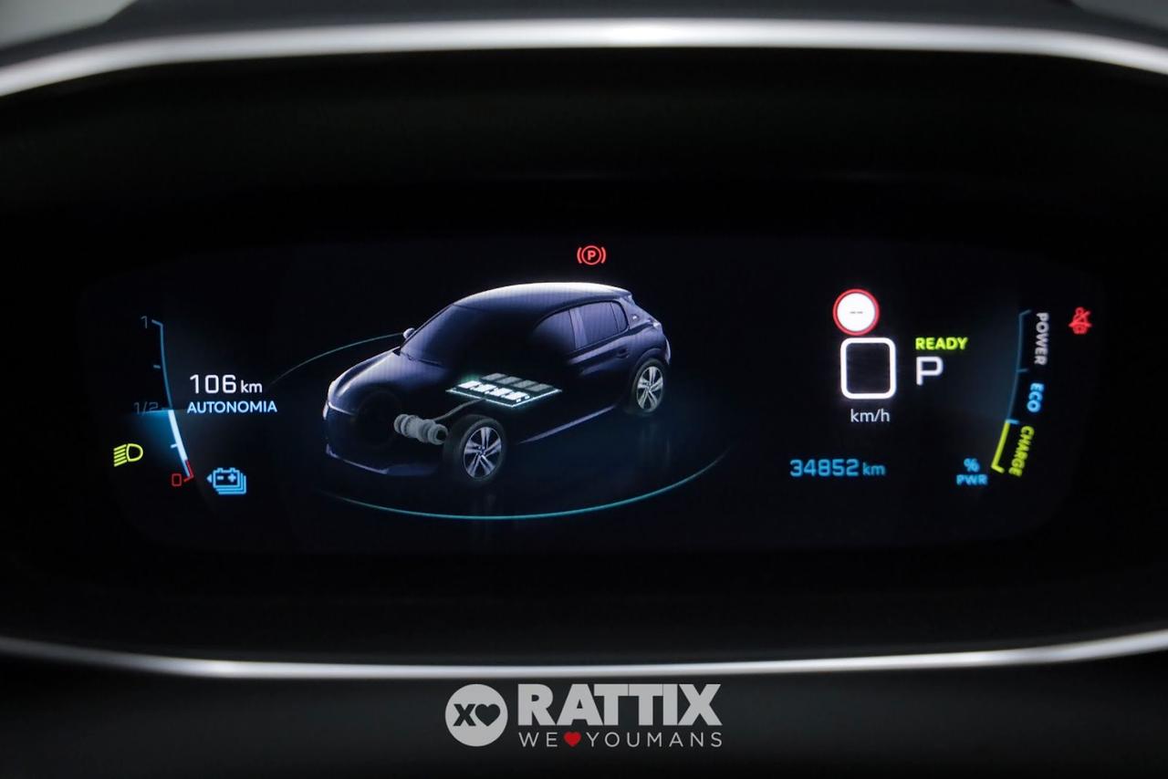 Peugeot e-208 motore elettrico 100kW Allure Pack