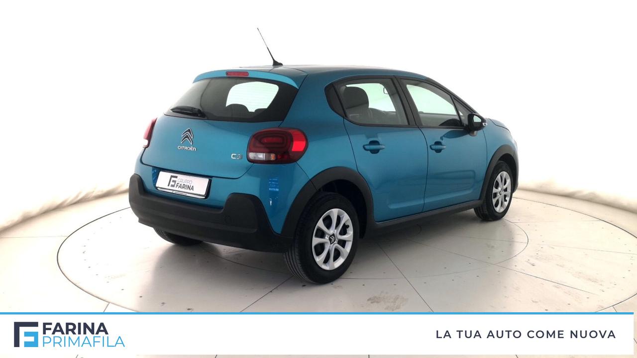 CITROEN C3 III 2017 - C3 1.2 puretech Feel s&s 83cv neopatentati my20