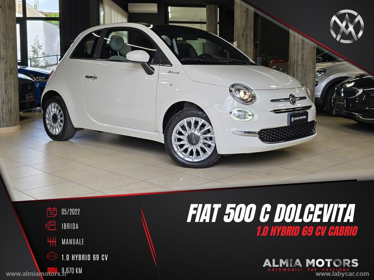 FIAT 500 C 1.0 Hybrid Dolcevita