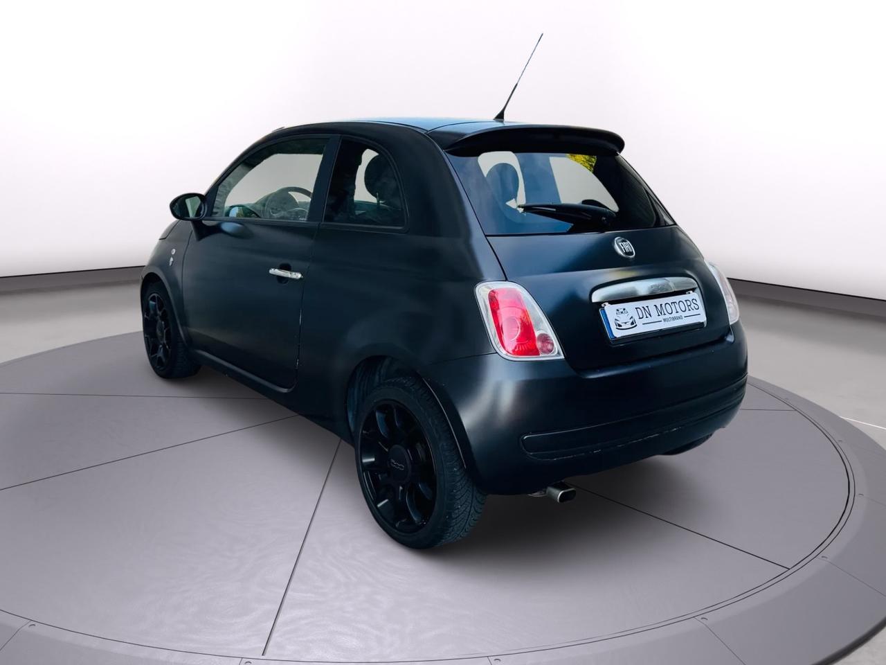 Fiat 500 S 1.2 benzina fine 2011 total black neo patentati