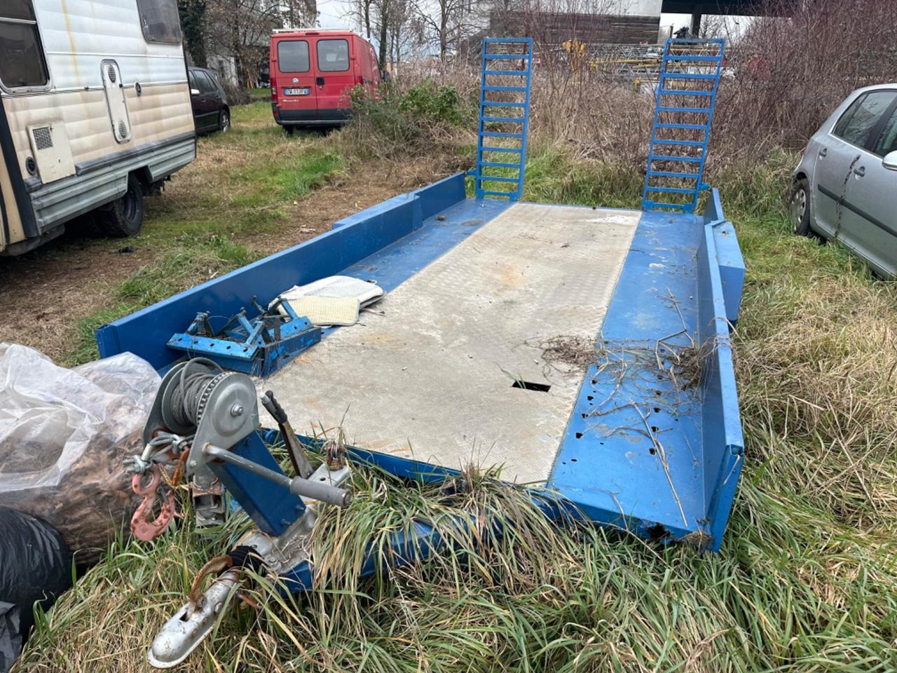 Carello trasporto auto leggere epoca