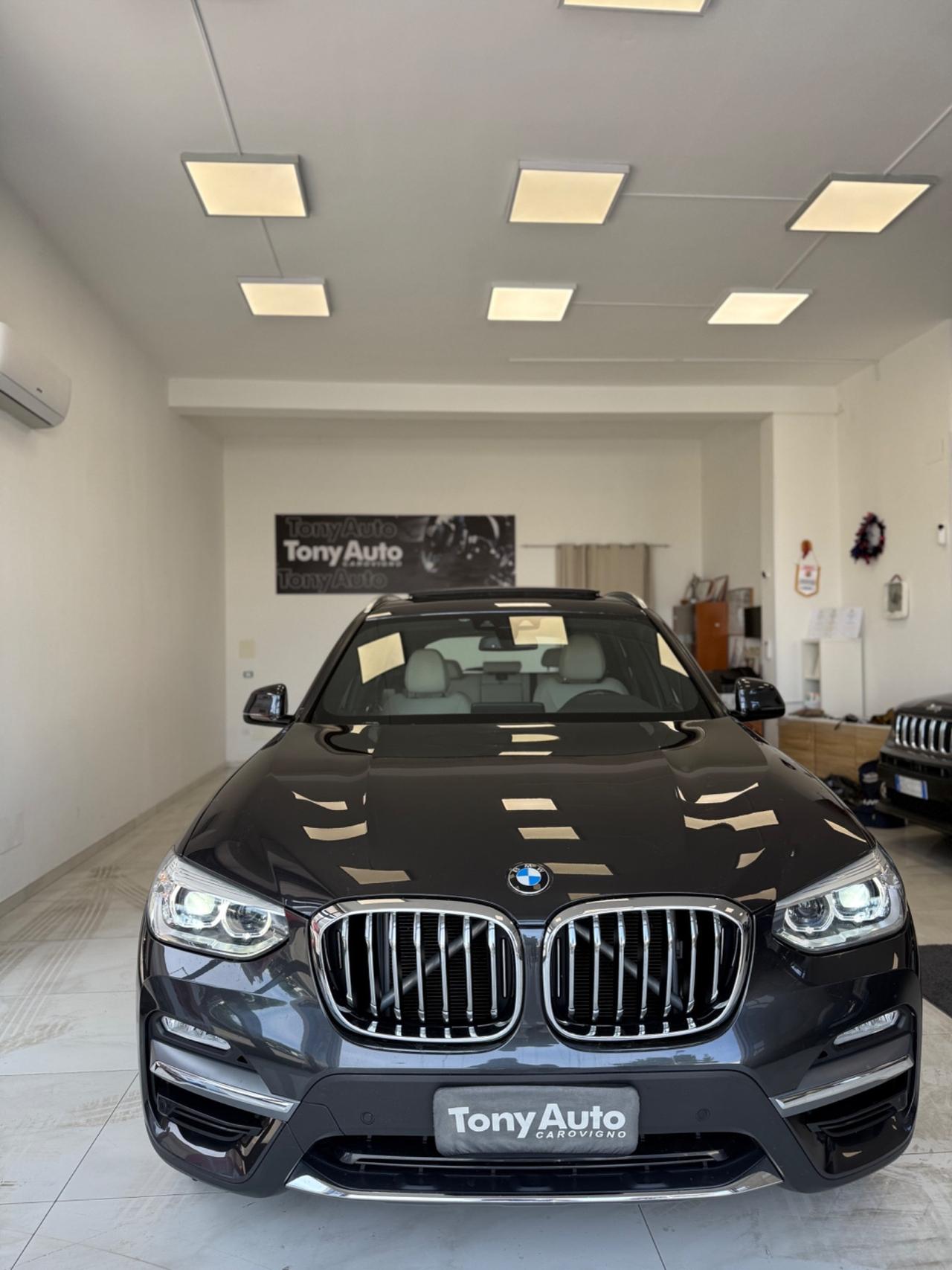 Bmw X3 xdrive20d Luxury Line TETTO APRIBILE,LUCI SOFFUSE INTERNE,NAVI,INTERNI IN PELLE BEIGE,KM CERTIFICATI