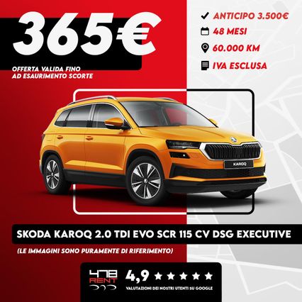 SKODA Karoq Karoq 2.0 TDI EVO SCR 115 CV DSG Execut.