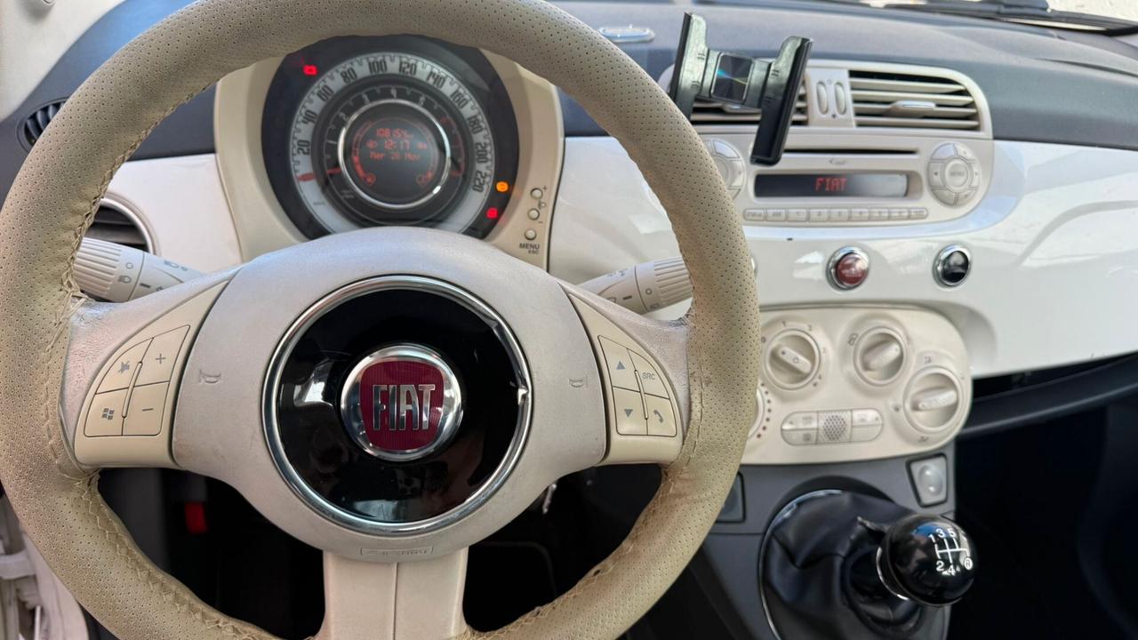 Fiat 500 1.2 Lounge unic. proprietario vedi DESCR. gomme tagliando e friz. nuovo