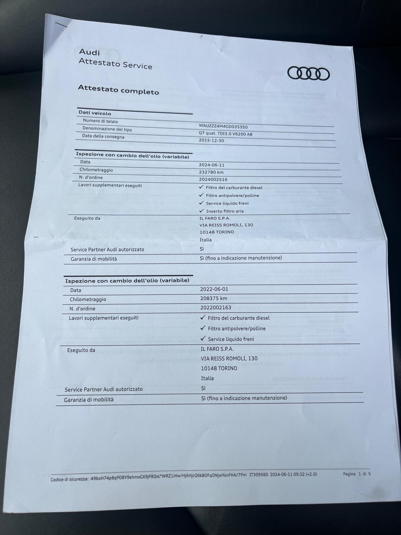Audi Q7 3.0 TDI 272 CV quattro tiptronic Business Plus