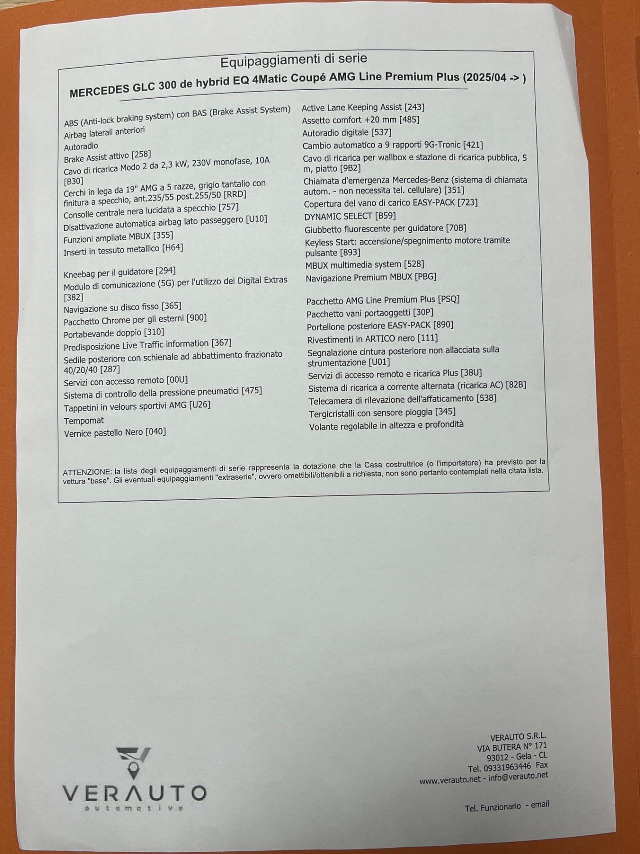 Mercedes-Benz GLC 300 de AMG Premium possibilità noleggio no scoring