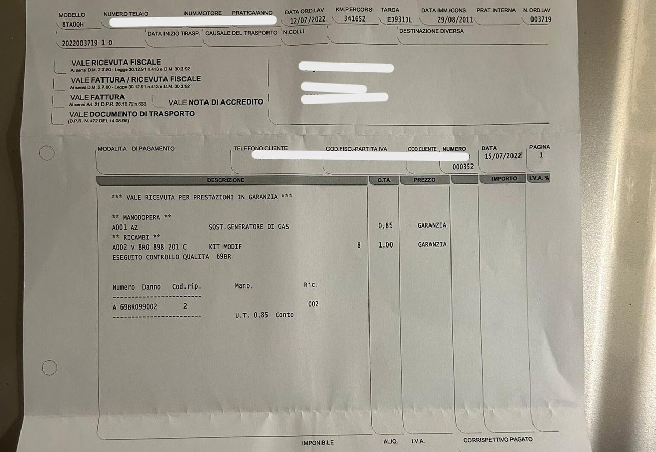 Audi A5 SPB 2.0 TDI 143 CV Multitronic-FATT. TAGLIANDI