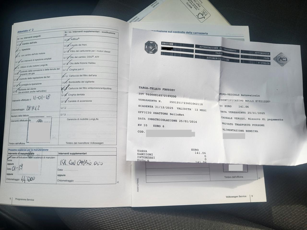 Volkswagen up! 1,0-UNICA PROPR-EURO 6-3 REVISIONI