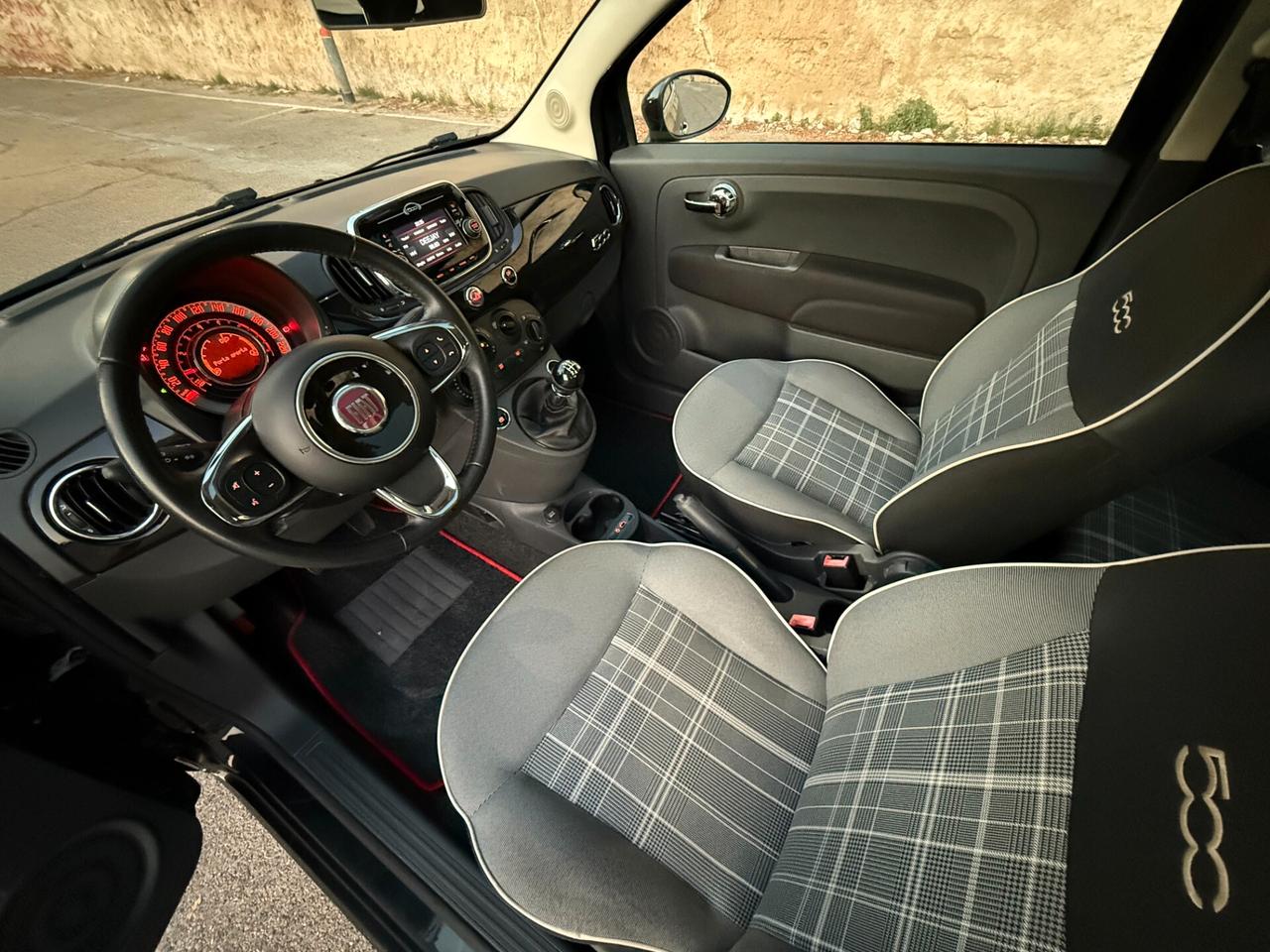 FIAT 500 LOUNGE/1.2 69 CV/TETTO/CERCHI 15"/LED