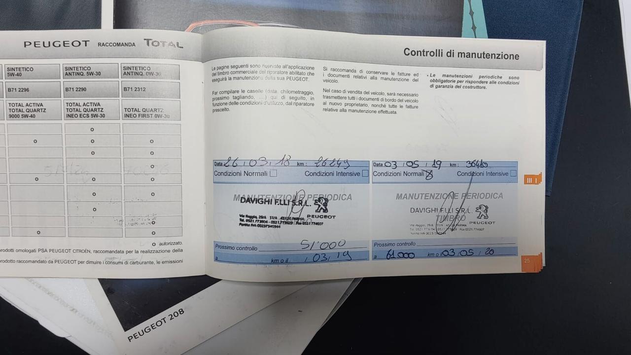 Peugeot 208 1.2 5 Porte GPL EURO 6