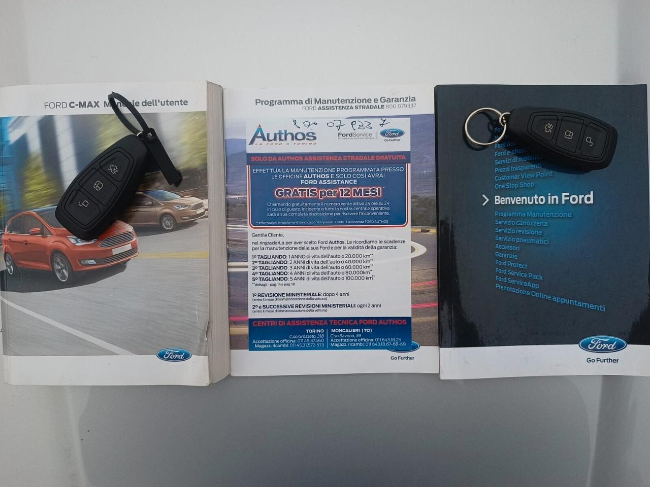 C-Max 7 Posti Unico Prop. Tagliandi Ford 137300Km