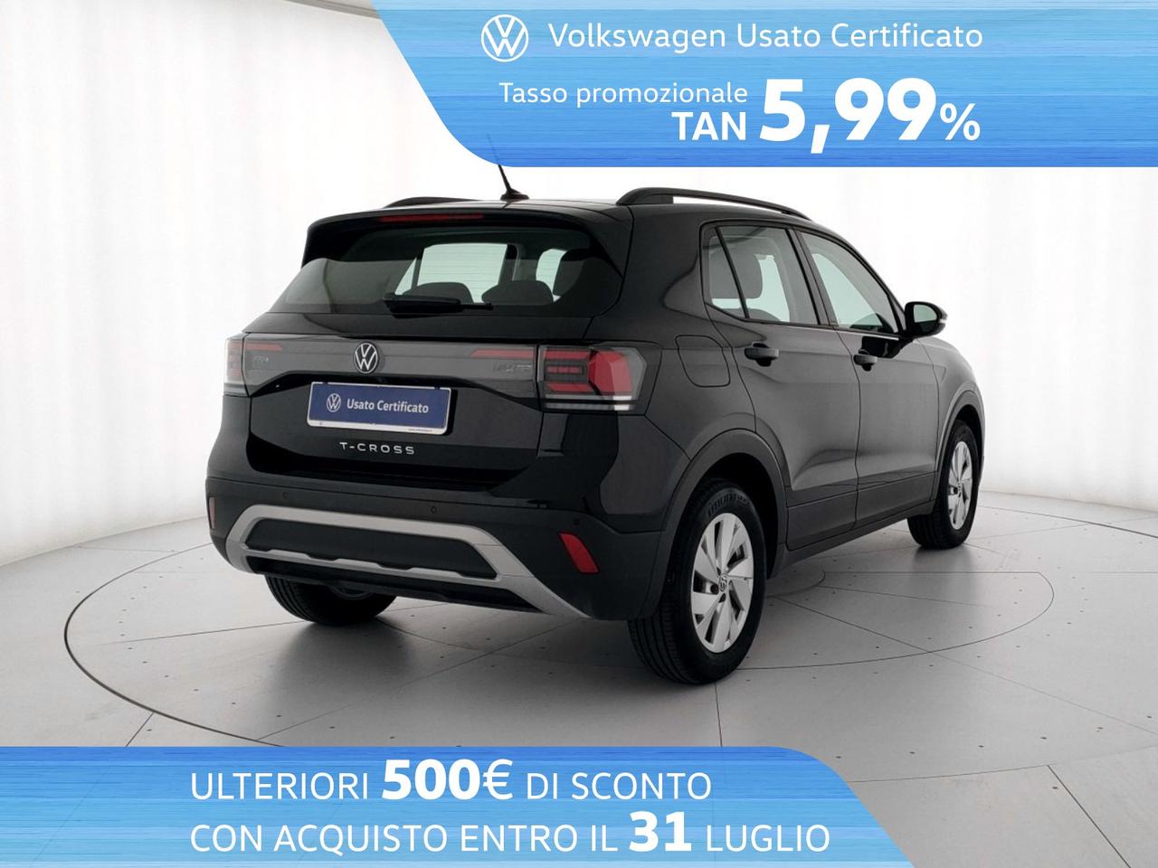 Volkswagen T-Cross 1.0 tsi life 95cv