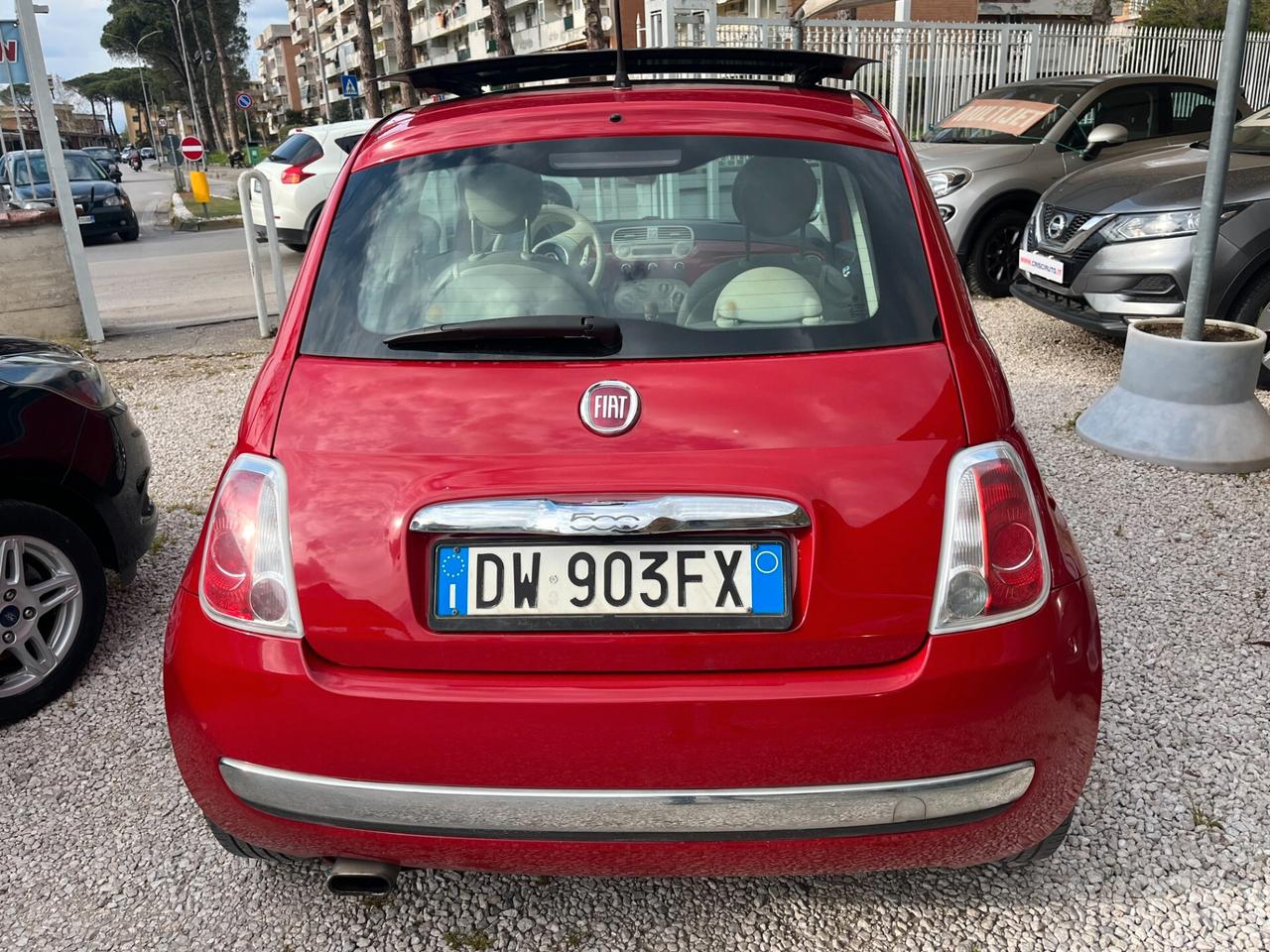 Fiat 500 1.2 Lounge TETTO PANORAMICO KM CERTIFICATI 2011