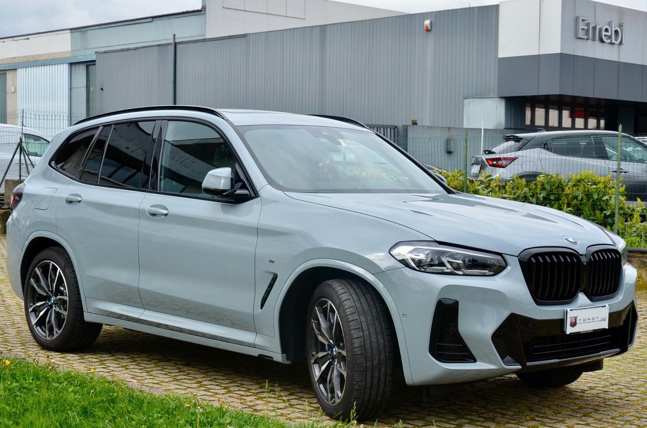 BMW X3 XDRIVE20d MHEV 48V MSPORT 190cv AUTO, IVA ESPOSTA, GARANZIA UFF BMW, UNCOPROP, UFF ITALIANA, 20", TETTO, PERMUTE