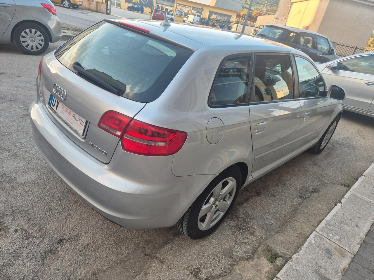 AUDI A3 SPB 2.0 TDI 140 CV ANNO 2009 KM CERTIF