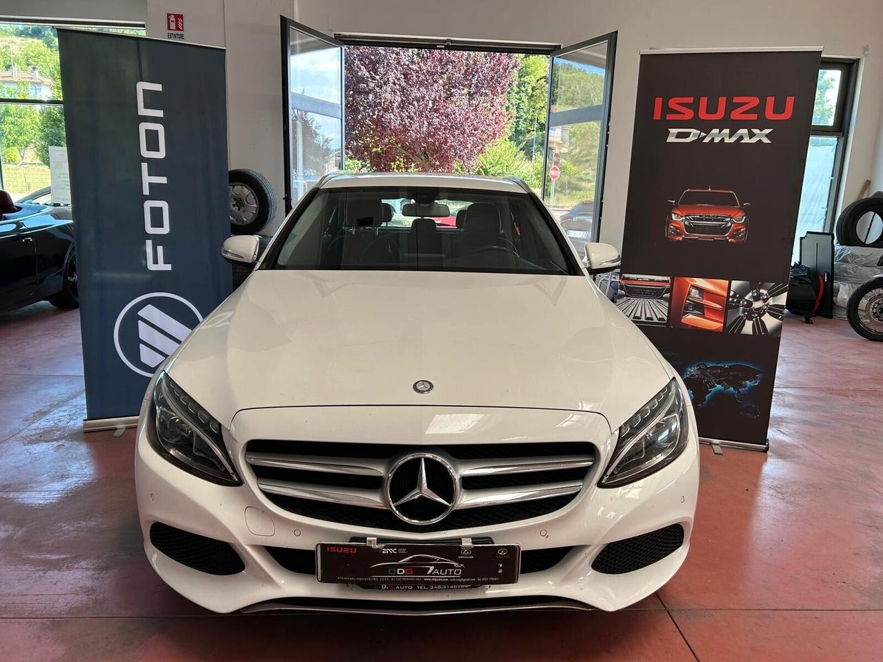 MERCEDES C200 serie 4 SW CAMBIO AUTOMATICO Diesel 1.6 CV 136 EURO6 X NEOPATENTATI Garanzia 12 mesi