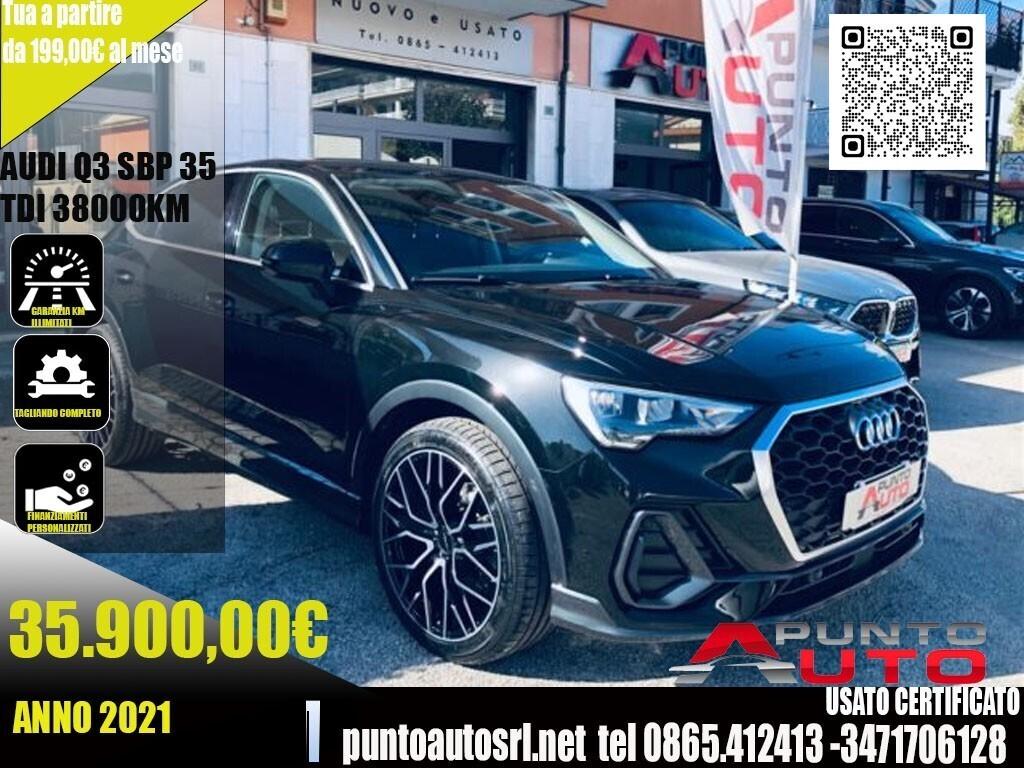 Audi Q3 SPORTBACK 35 TDI S tronic Bus 38mila km