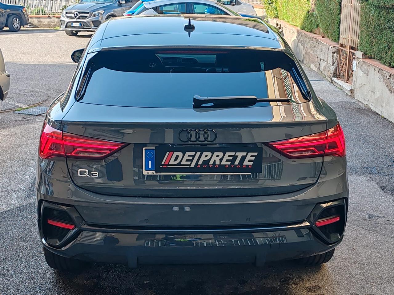 Audi Q3 Sportback S line – Tetto Panoramico – Identity Black – S tronic