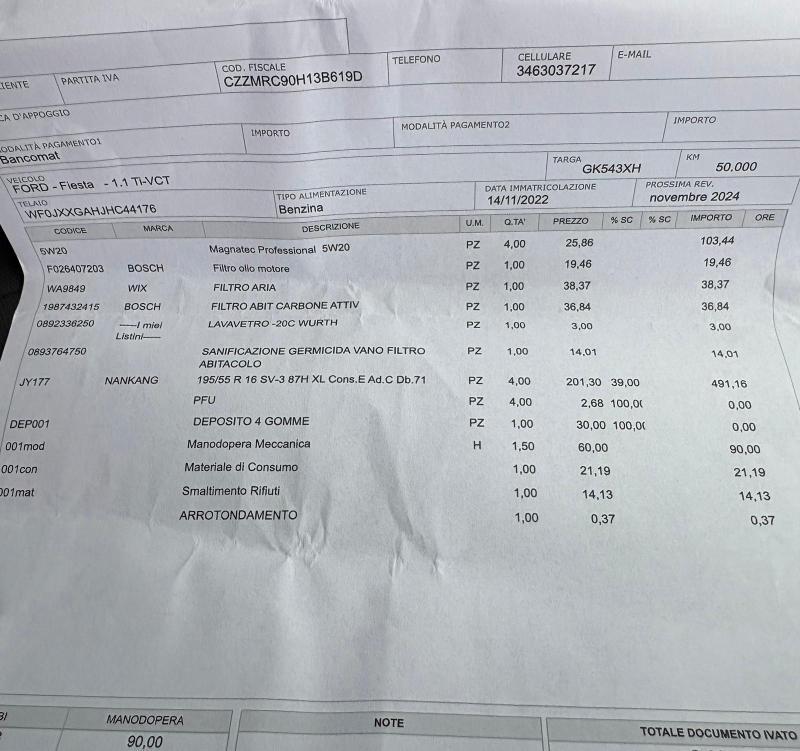 Ford Fiesta 5 Porte 5p 1.1 BENZ 85 CV Titanium OK NEOPATENTATI