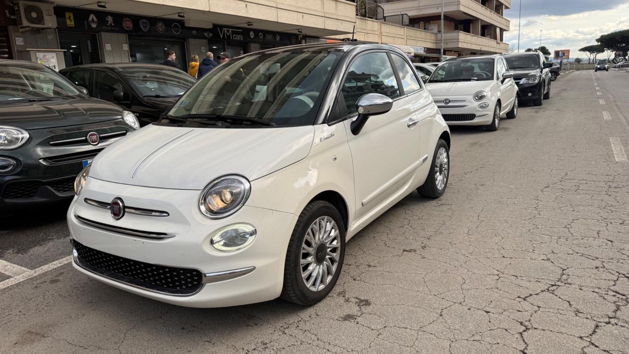 Fiat 500 1.0 Hybrid Dolcevita LED CAR PLAY PANORAMA CLIMA AUTOMATICO PELLEBICOLORE
