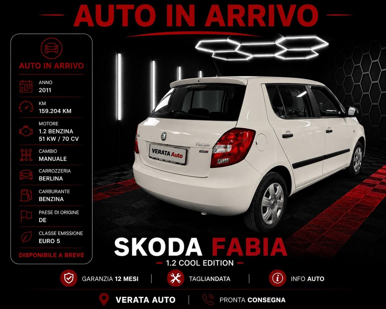 Skoda Fabia 1.2 12V 70CV 5p. Ambition