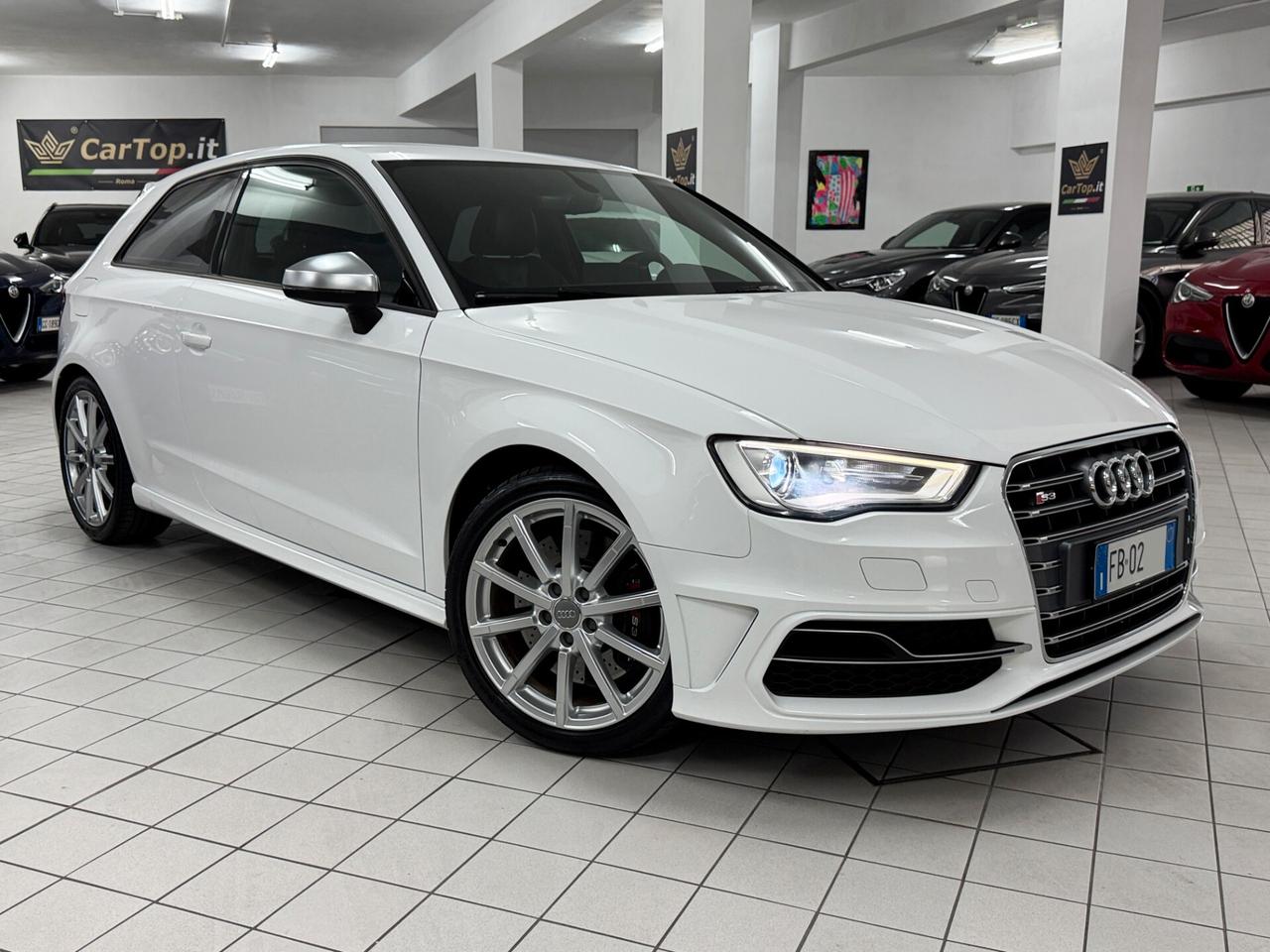 Audi A3 S3 2.0 TFSI 300 CV QUATTRO 3P RETROCAMERA PELLE ALCANTARA BIXENO ALLARME SUBWOOFER RUOTINO