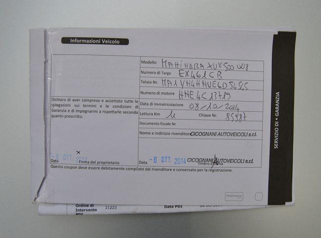 MAHINDRA XUV500 2.2 16V AWD W8 7 Posti "Km 60000-1 Proprietario"