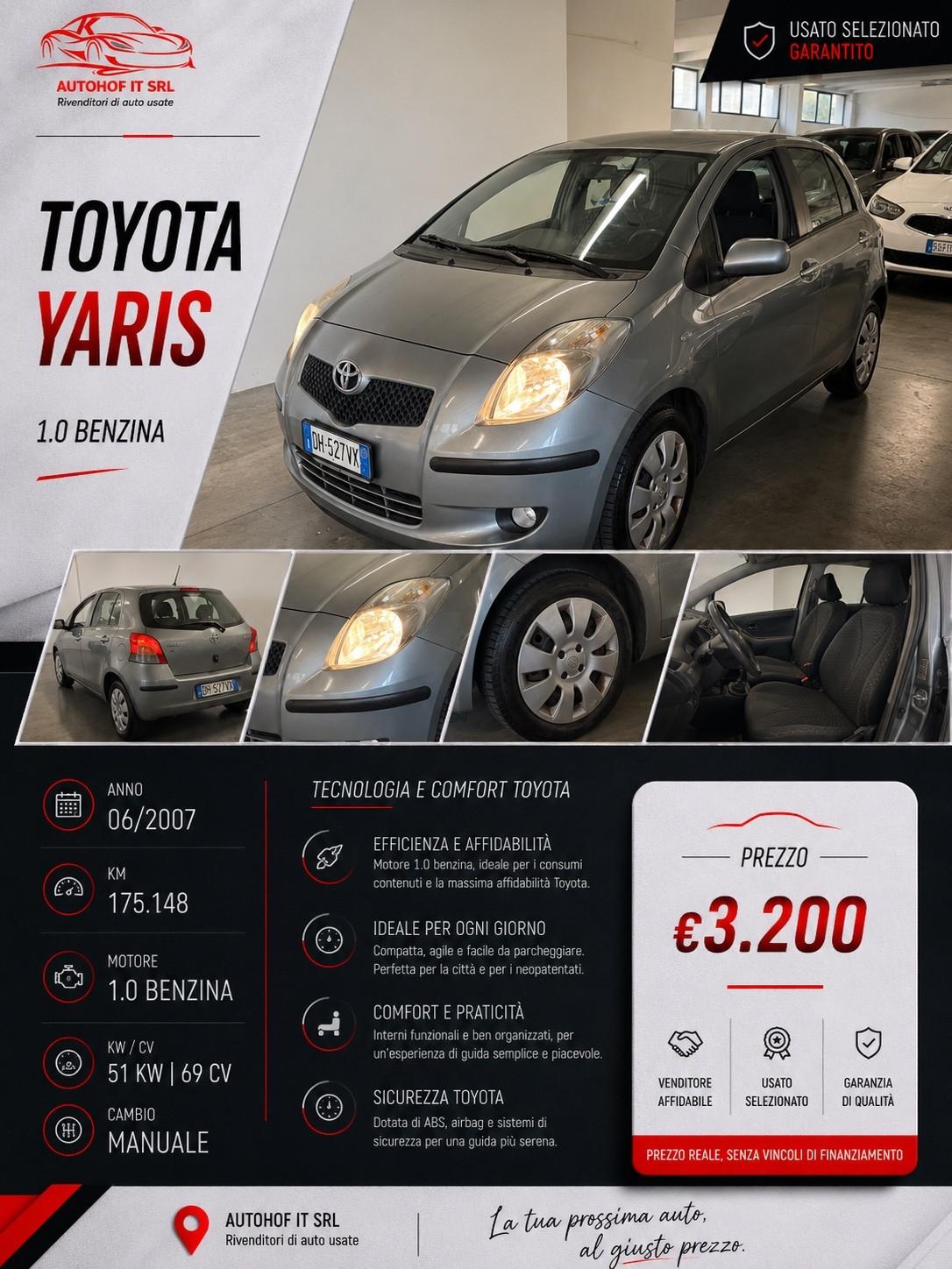 Toyota Yaris 1.0 BENZINA 5P |OK NEOPATENTATI |