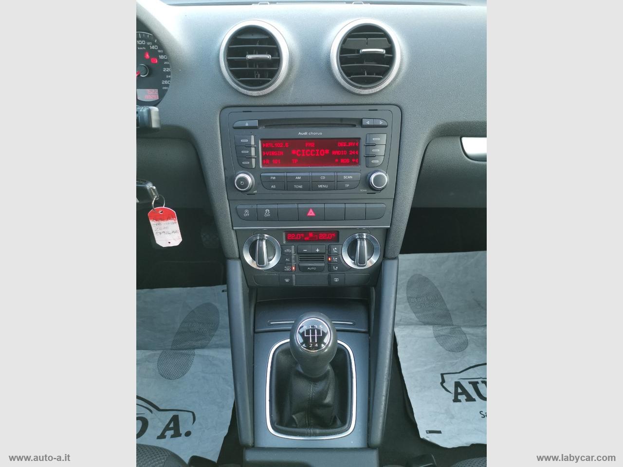 AUDI A3 SPB 1.6 TDI 105 CV CR Ambition