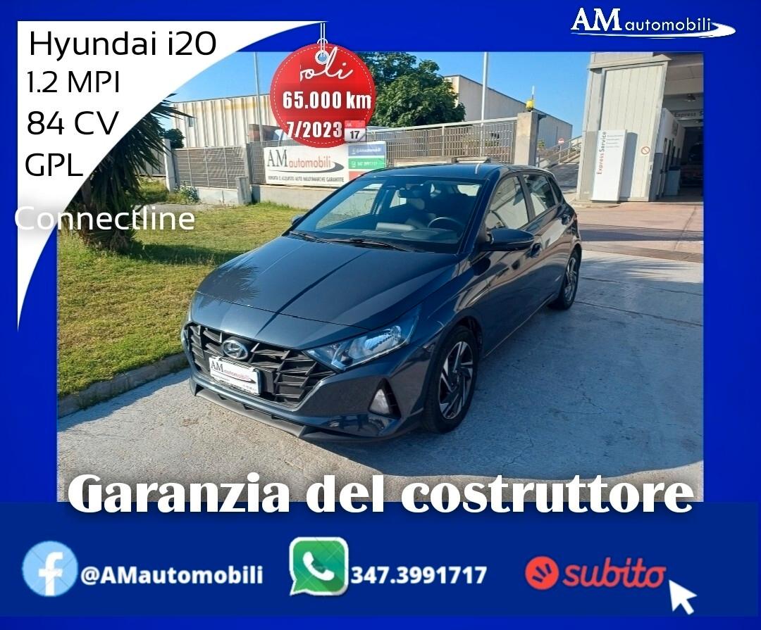 Hyundai i20 1.2 MPI 84 CV GPL Connectline