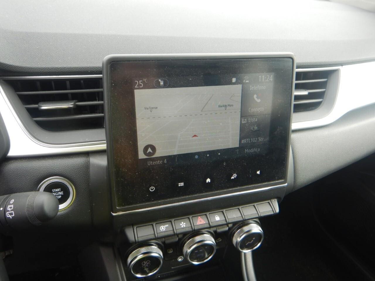 Renault Captur 1.0 TCE 90CV TECHNO ( FARI LED - TETTO BICOLORE NAVI MIRROR PDC CERCHI 17 )