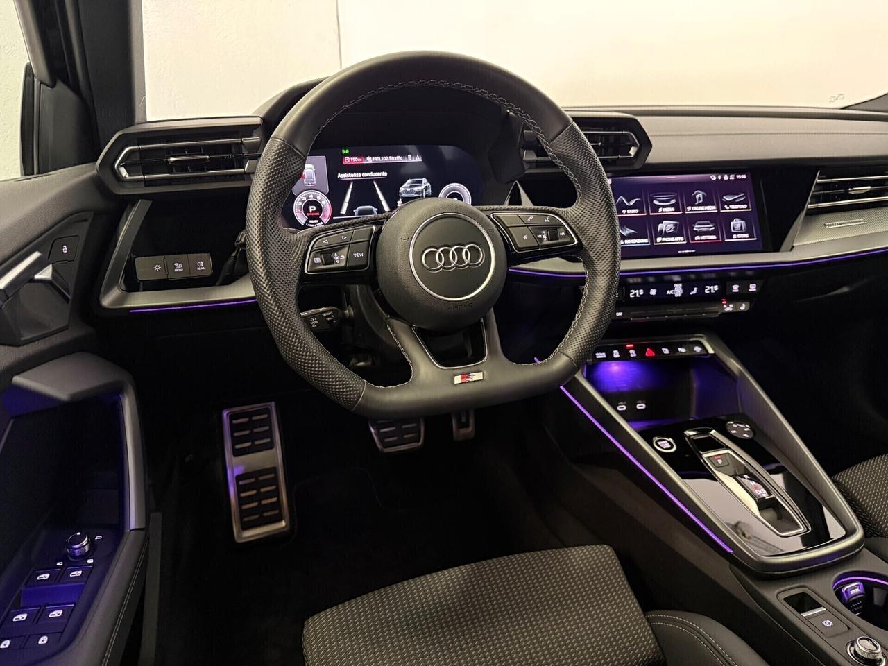 Audi A3 Spb 1.5 Tfsi Mhev 150cv S-Tronic S line Edition Uff Italiana Garanzia e Service Audi * NESSUN VINCOLO DI FINANZIAMENTO *