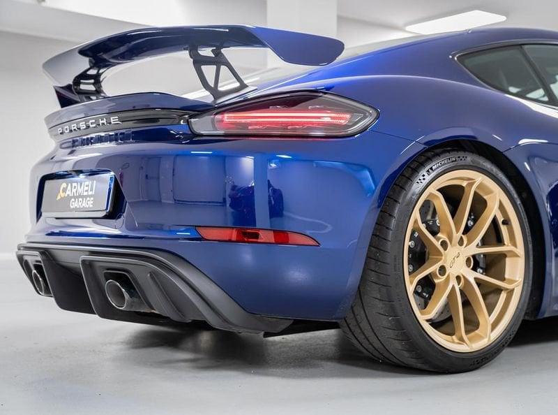 Porsche Cayman 718 4.0 GT4 -IMPIANTO FRENANTE CARBOCERAMIC-SEDILI GUSCIO-PDLS