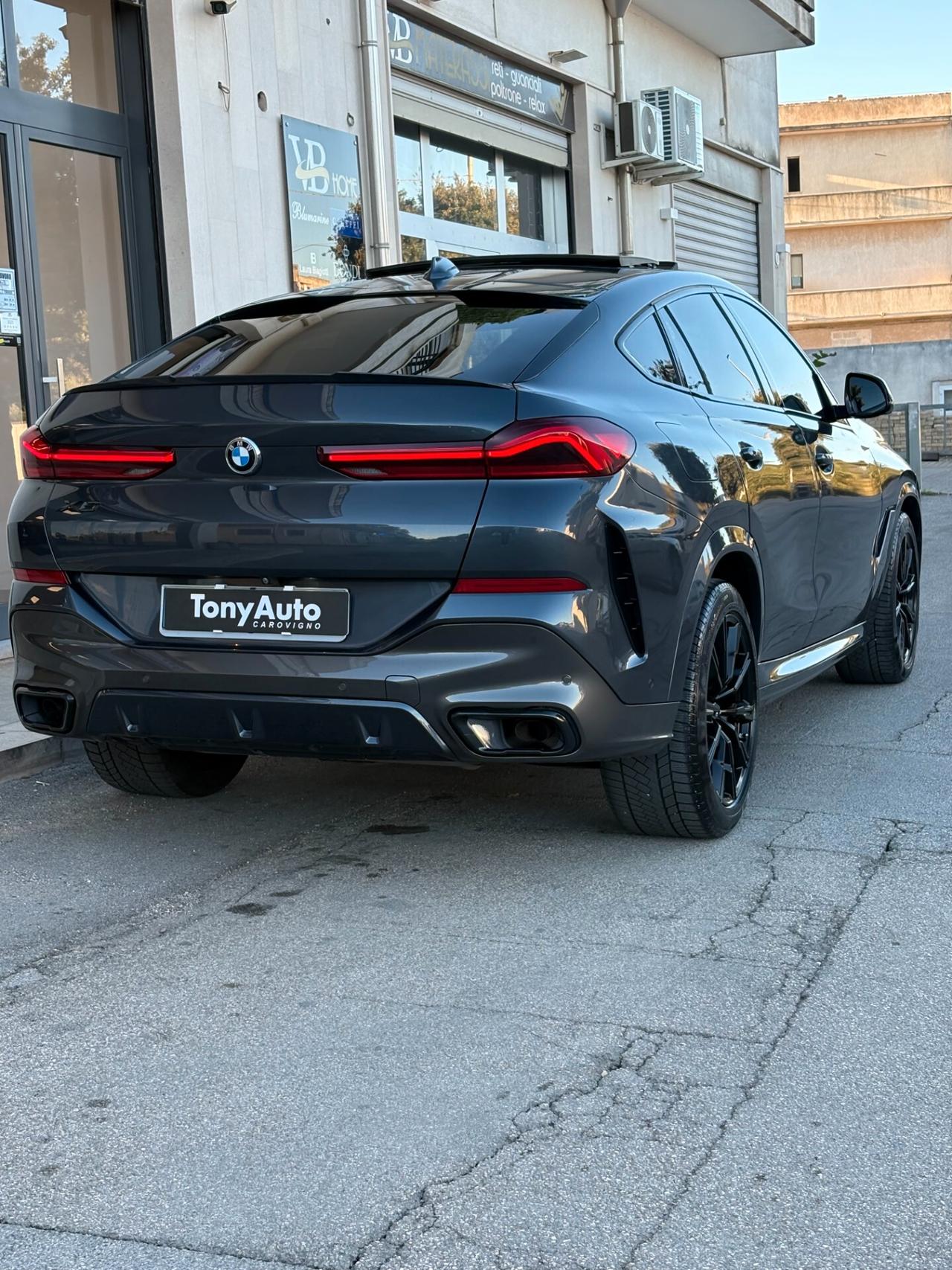 Bmw X6 xdrive30d Msport auto TETTO APRIBILE IN CARBONIO ILLUMINATO,,LUCI SOFFUSE,VIRTUAL COCKPIT,APPLE CARP