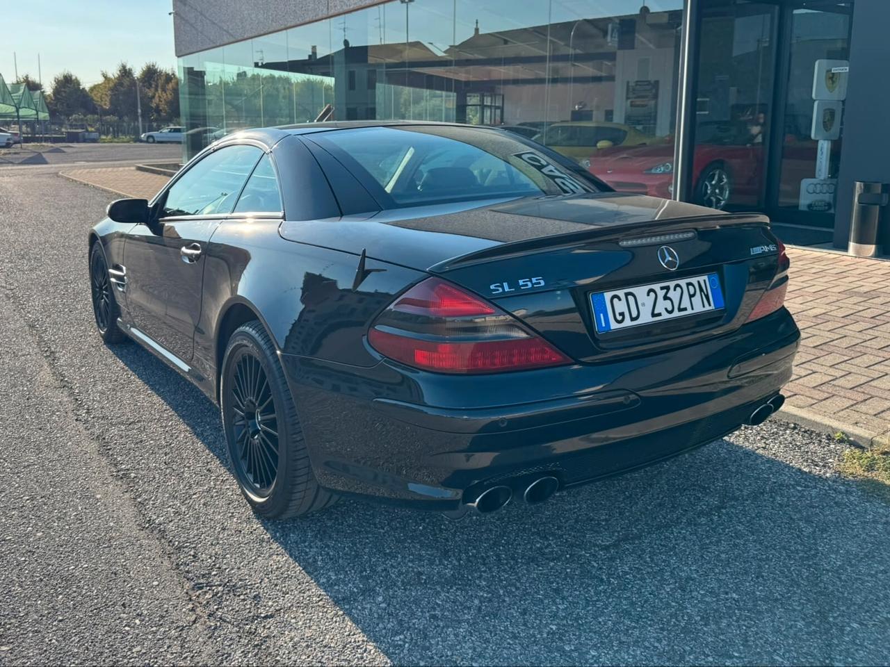 Mercedes SL 55 AMG targa oro