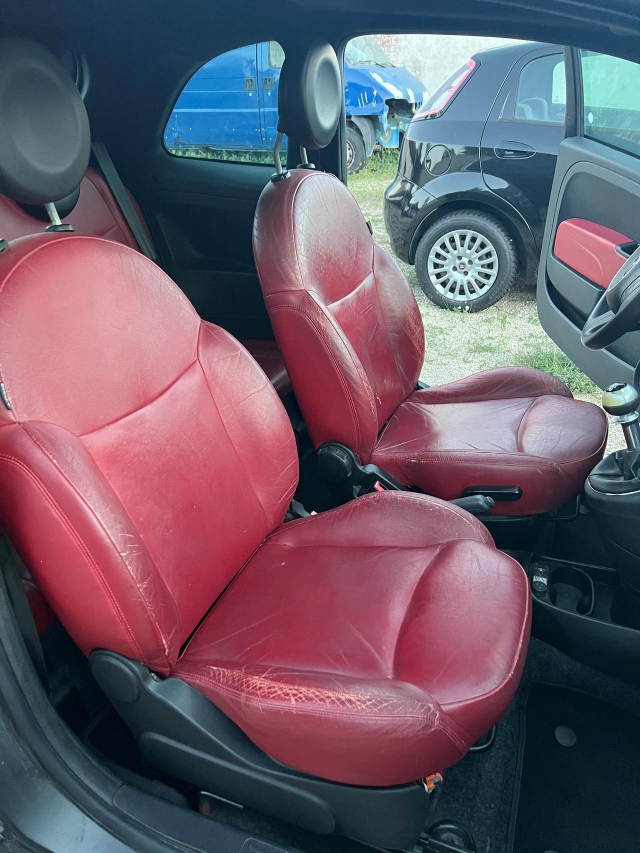 Fiat 500 0.9 TwinAir Turbo Matt Black tetto