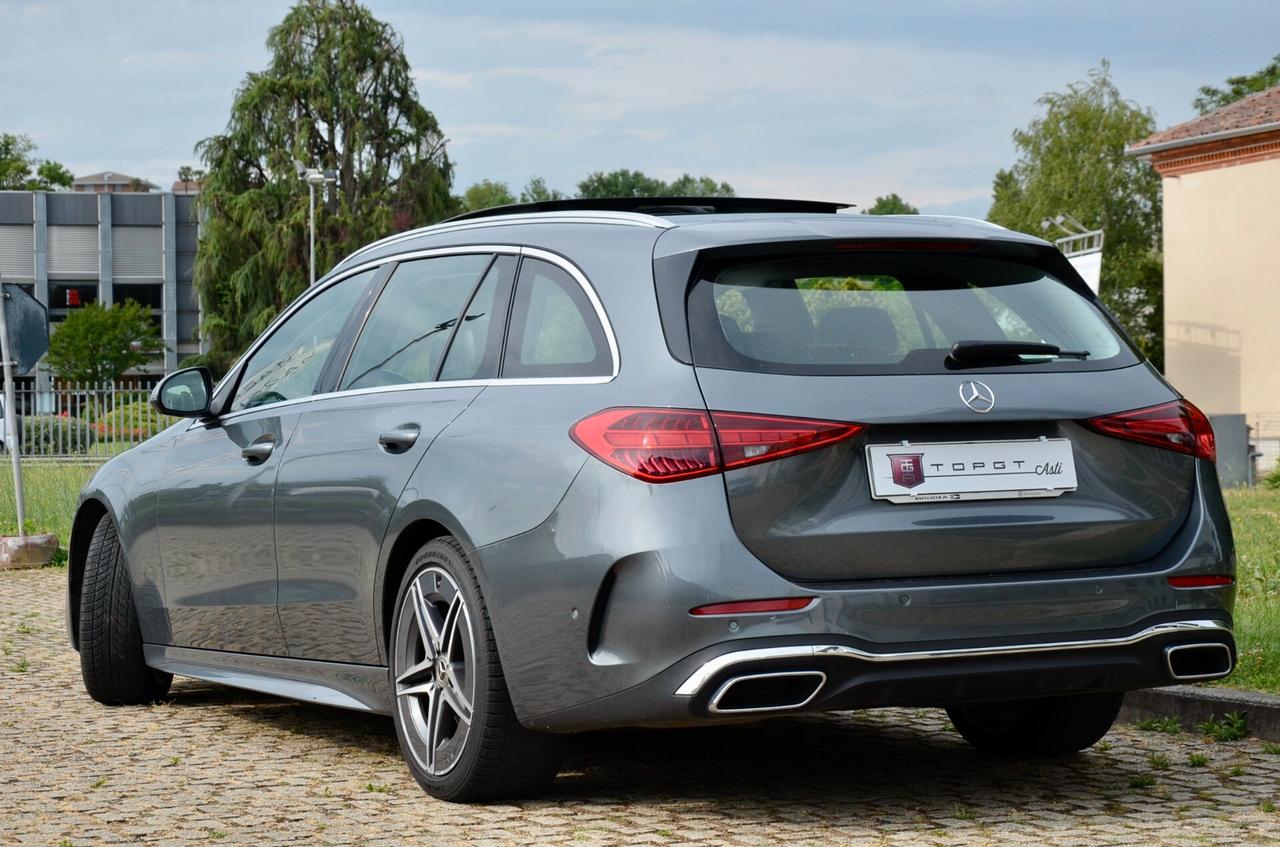 MERCEDES-BENZ C22Od MILD HYBRID PREMIUM AMG LINE 200cv AUTO, UNICO UTILIZZATORE, EURO 6D, TETTO, RETROCAMERA, NAVI, LUCI AMBIENTE, PERMUTE