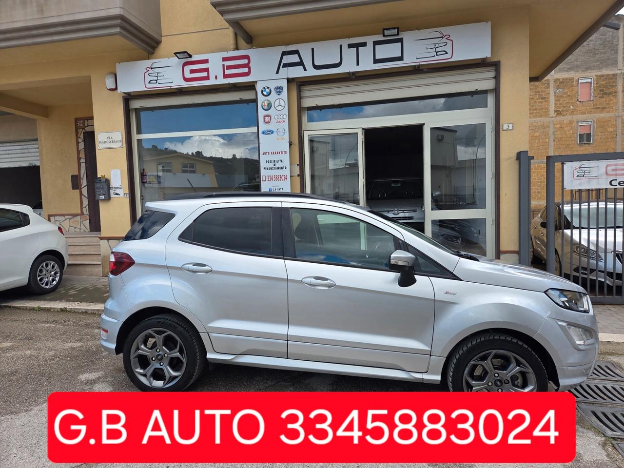 FORD ECOSPORT ANNO 2018 ST-LINE 1.5 TDCI 100 CV KM CERTIFICATI